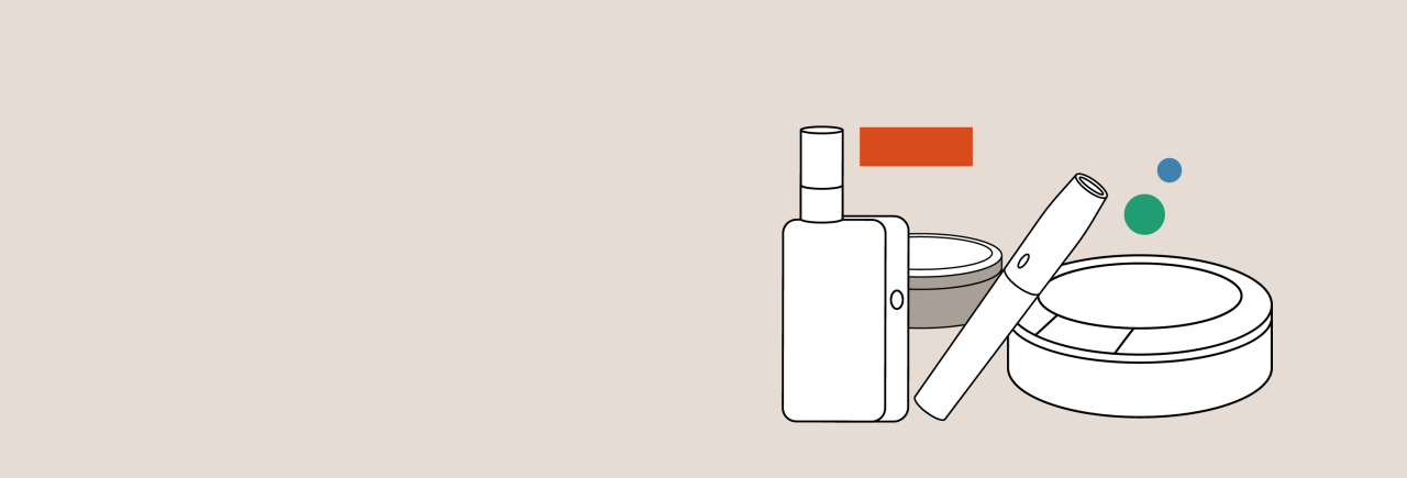 Smoke-free products illustration